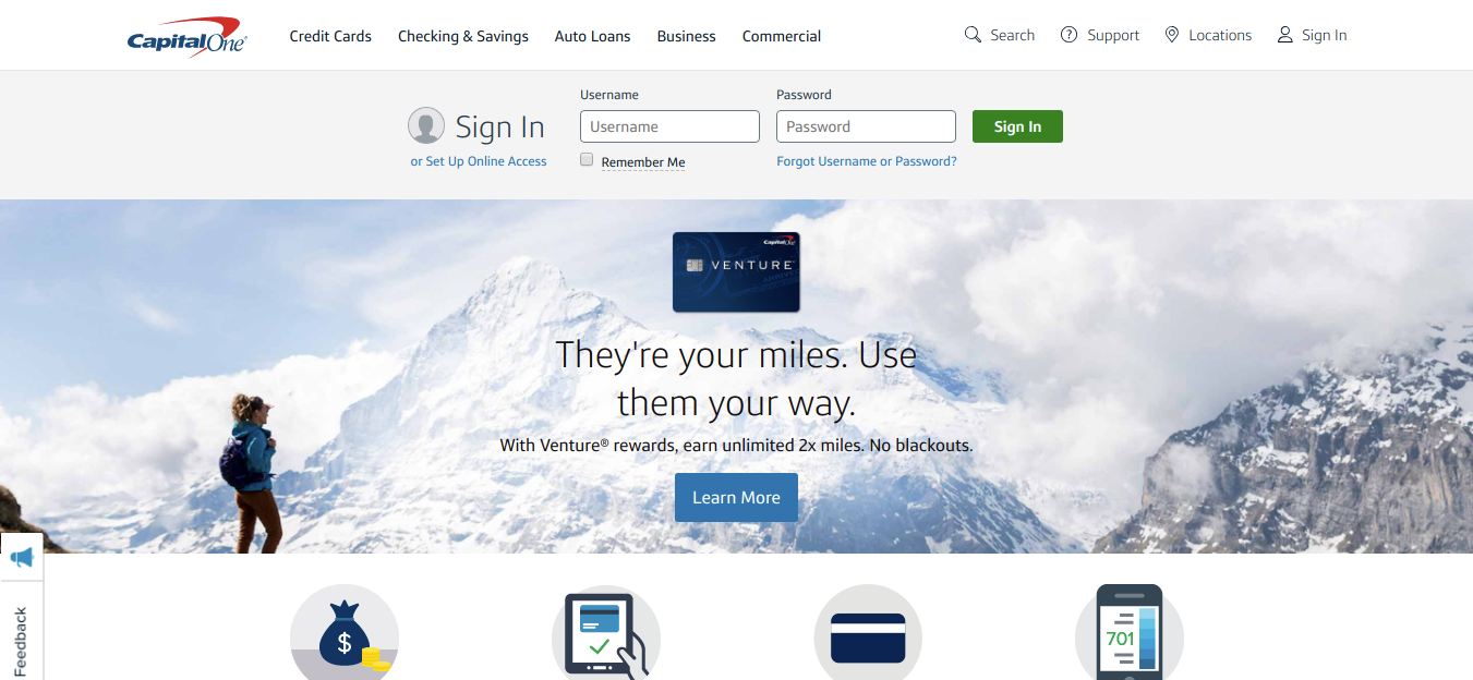 Capital One Credit Cards Logo