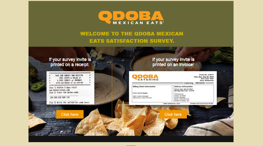 Qdoba Customer Survey