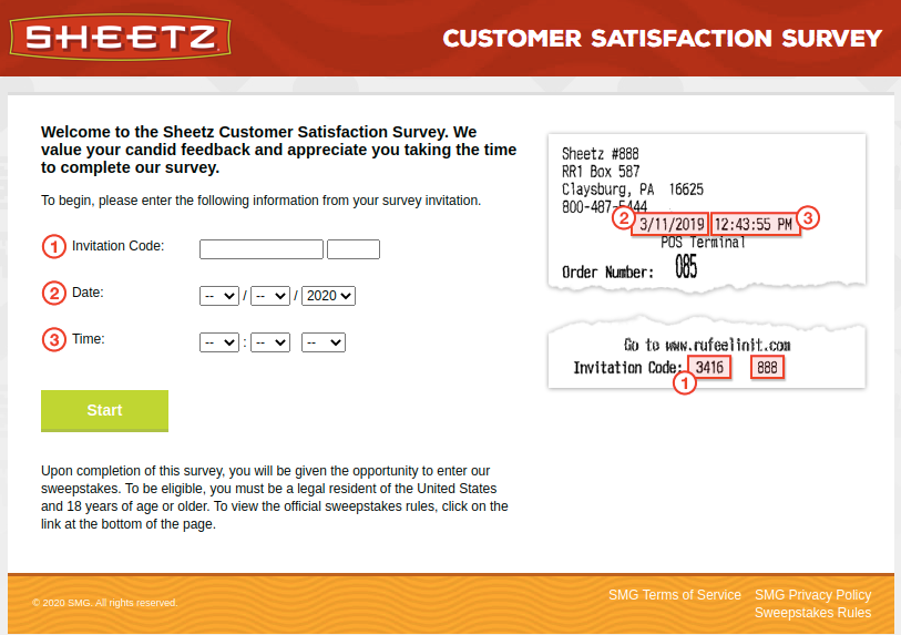 Sheetz Customer Survey Logo