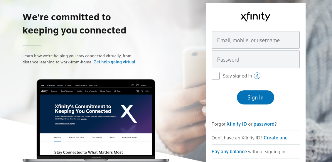 comcast xfinity device upgrade