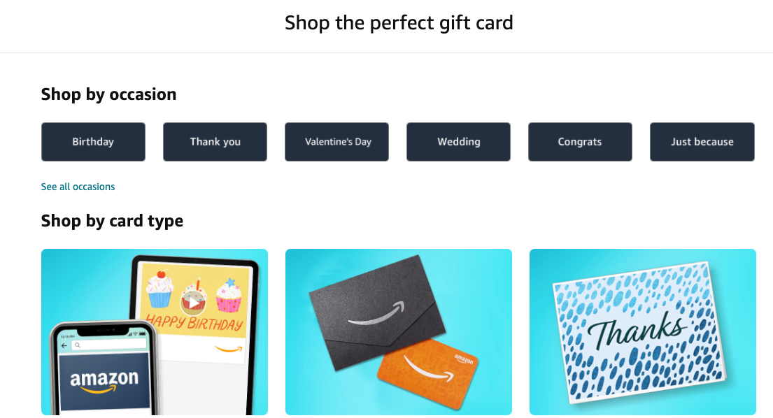 amazon kindle gift card